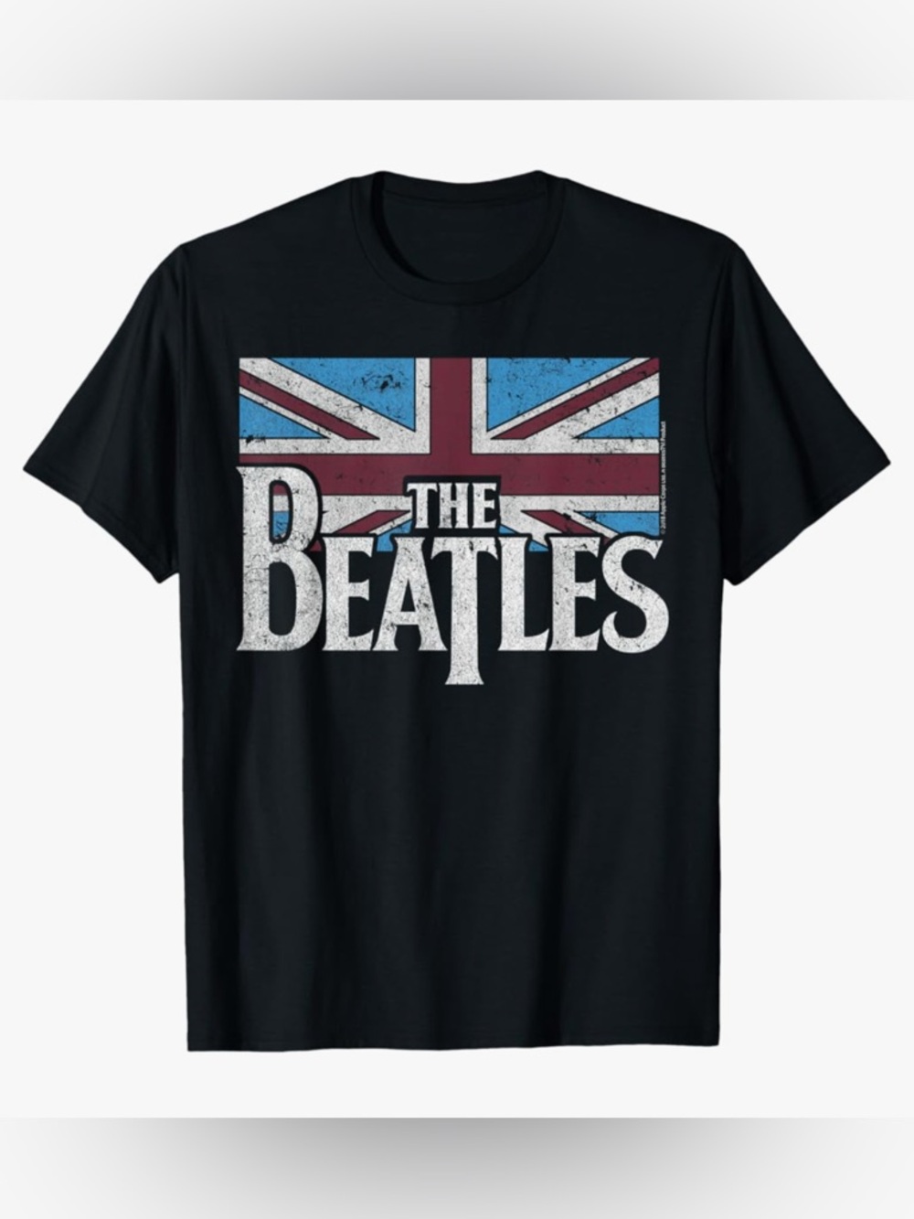 The Beatles Shirt Sleeve T Shirt Womens Size Medium Gray And Red